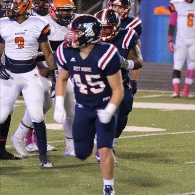 Jacob Adams tracks down a ball carrier