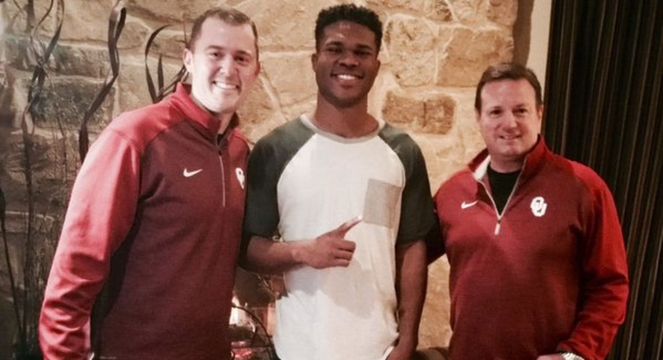 Zach Farrar with OU staff