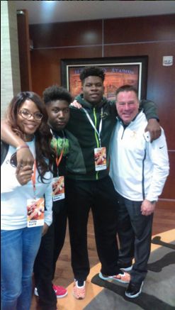 Mo Burnam with Butch Jones