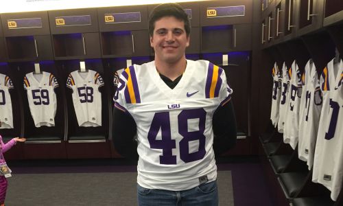 Noah LSU locker room 2016