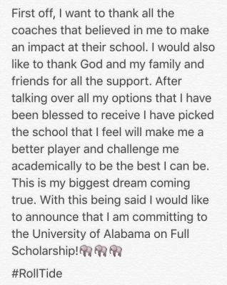 Brandon Ruiz Bama statement