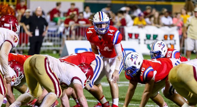 Ja'Marr Chase 1 Archbishop Rummel High School Raiders Red Football